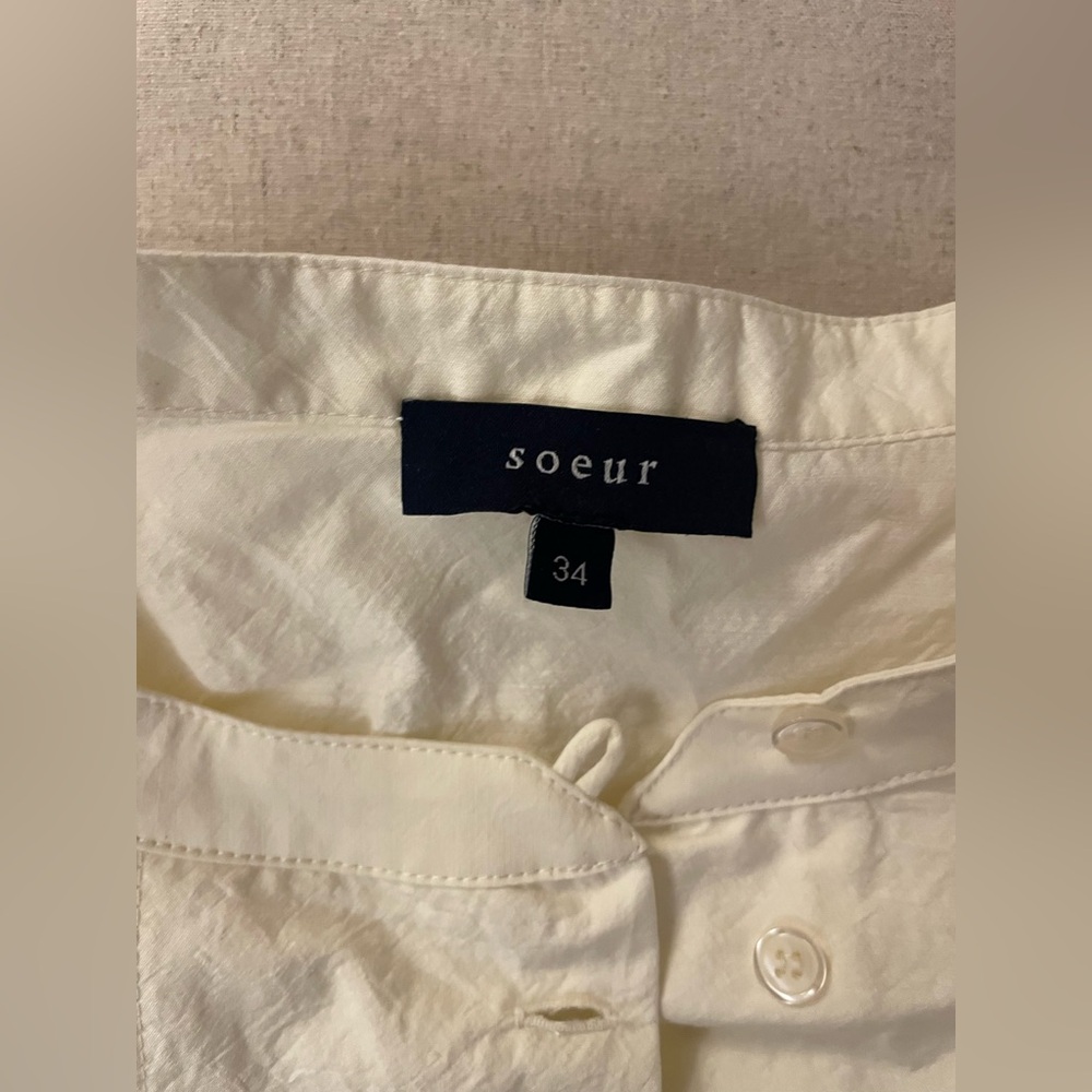 Soeur Paris Cream Danube Blouse - Picture 4 of 7